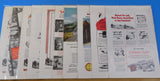 Ads Western Pacific RR California Zephyr #10 Advertisements from various magazin