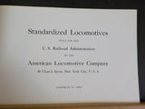 Standardized Locomotives Built for the US Railroad Admin Pamphlet #10049