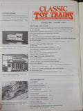 Classic Toy Trains 1988 Summer Cleaning repairing Tinplate toy trains American F