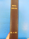 Model Builder Suckert Style Binding Volume 6 1942 6 issues