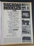 Railroad Modeler 1976 July Cowboy Pullmans RI AMarillo Facility Diesel shed