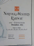 Norfolk and Western Railway Annual Report 29th year ended December 31 1924 MAP