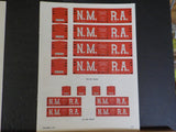 NMRA Cardstock sides Lot of 5 SF NYC Heinz 57 Various scales