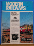 Modern Railways 1970 August Penn Central BART British Rail