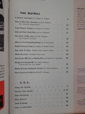 Model Trains 1956 August BAR Rail diesel car tool house 4 truck trolley loco Sec