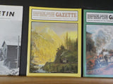 NMRA Bulletin Narrow Gauge & Short Line Gazette  3 various magazines