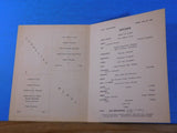 Cunard White Star ship RMS Mauretania 1950 Diner Menu by Stanley Jezzard