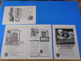 Ads Santa Fe Railway Lot #14 Advertisements from various magazines (10)