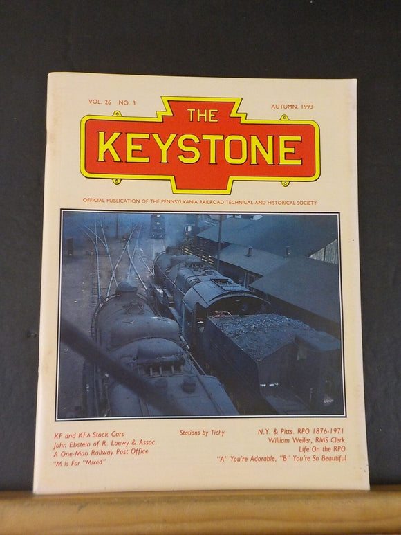 Keystone PRR T&HS Magazine 1993 Autumn Stock Cars RPO Tichy Stations