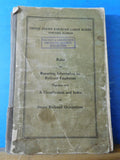 Rules for Reporting Information on Railroad Employees 1921 Steam RR occupations