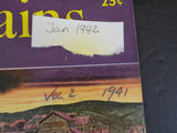 Trains Magazine 1942 January MISPRINTED AS 1941 Washing Locomotives C&EI Mike