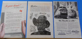 Ads Milwaukee Road Lot #7 Advertisements from various magazines (10)