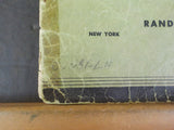 Handy Railroad Atlas 1944 Rand McNally Soft Cover   Staples have been removed
