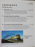 Diesel Era Magazine 2005 May June EMD SW7 UP Coal Trains Canadian Pacific RS-2