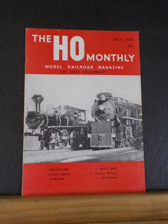 HO Monthly 1950 July Foot bridge O Bus RDC-1Automatic Train control ...