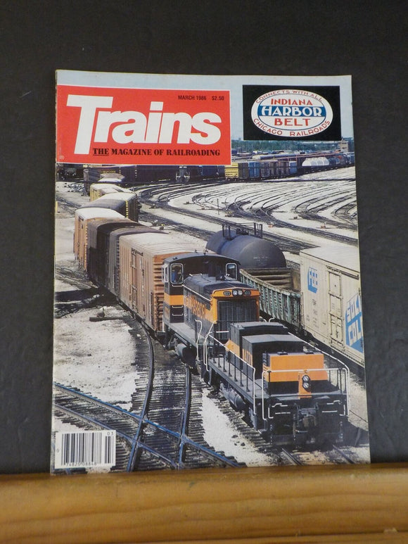 Trains Magazine 1986 March Indiana Harbor Belt