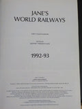 Jane’s World Railways 1992-93 by Geoffrey Freeman Allen