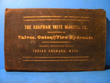 Catalogue of Gate Valves and Fire Hydrants by Chapman Valve Mfg Co 1888