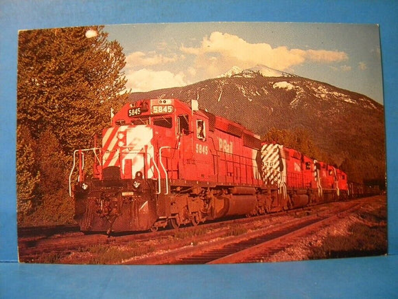 Postcard Canadian Pacific Railway Coal Train May 1978