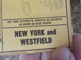 Jersey Central Lines Lot of 7 items Commuters Almanac Ticket Train Order Ferry r