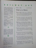 Railway Age 1954 October 11 Why damp rail is slippery Car ownership is still