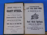 Poor's Manual of Railroads 1876-77  History rolling stock more
