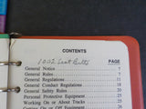 Norfolk Southern Safety and General Conduct Rules 1989 1990