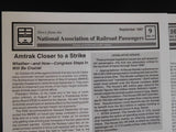 News from the National Association of Railroad Passengers 1997 COMPLETE YEAR Lot