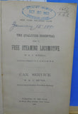 New York Railroad Club 1891-3 Copyright 1891 Hard Cover front cover loose,