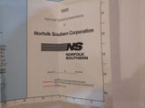 Map Norfolk Southern Operating subsidiaries 1985 NS