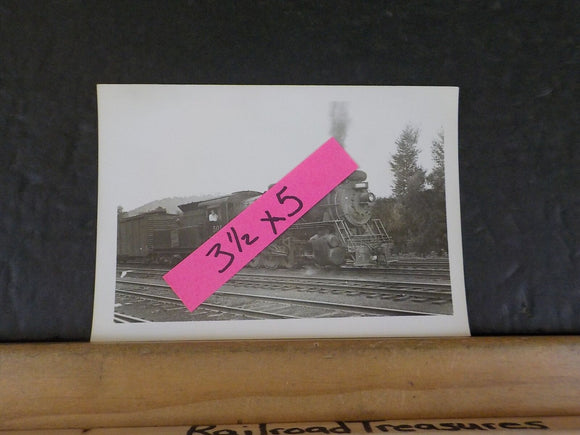Photo Central Vermont Locomotive #501 Black & white 3.5X5 Wite River Jct 1947