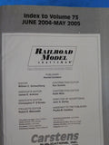 Railroad Model Craftsman Magazine Bound Volume 73 June 2004 - May 2005