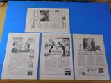 Ads Burlington Route Lot #7 Advertisements from various magazines (10)