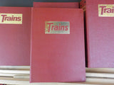 Trains Magazine Binders Five binders with rods  USED