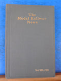 Model Railway News Bound Volume 8 1932 Jan - Dec Clockwork, steam and electric
