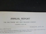 Baltimore & Ohio Railroad Company Annual Report 1942 116th Operated Mileage