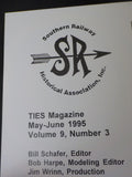 Ties Magazine Southern Railway Historical Assn 1995 May June Story of C&NW