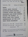 Trains Magazine 1961 September West from Bagdad Mudehsn Sports Models #5137