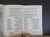 Map Pocket atlas of the World Union Pacific Railroad 1940s