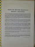 British Railways Pre-Grouping Atlas and Gazetteer hard cover with spiral binding