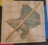 Map West Virginia Geological Survey  Maps 1913 Cabell Couty WV