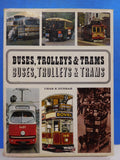 Buses Trolleys & Trams by Chas Dunbar Dust Jacket Boston Street car tunnels Inte
