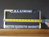 Western Washington University Alumni license plate