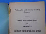 Philadelphia and Reading Railway Proposal Specification and Contract #15 1910