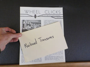 Wheel Clicks 1984 March Pacific Railroad Society Light Rail Line Poster