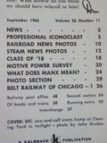 Trains Magazine 1966 September Belt Railway of Chicago MANX Belt Ry of Chicago