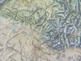 Map American Airlines System Map Astrojets 1962 Feb T197P