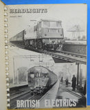 Era Headlights 1962 Spiral Bound 11 issues + 2  Electric Railroads