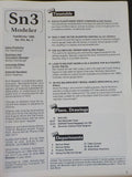 Sn3 Modeler 1999 Fall/Winter Vol XVI #2 Build Mich-Del shops RGS #20