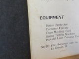 EMD Maintenance Instructions MI 1504 GP truck assembly with single brake shoe ri